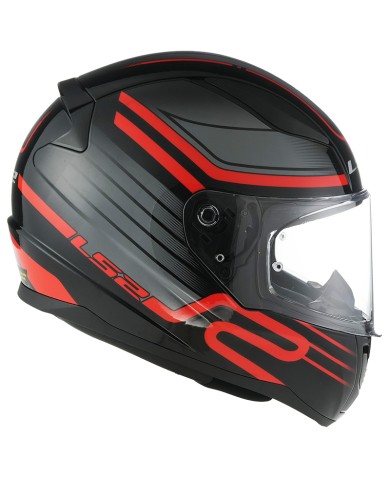 CASCO LS2 RAPID II CIRCUIT BLACK/RED