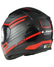 CASCO LS2 RAPID II CIRCUIT BLACK/RED