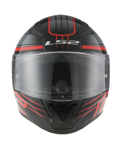 CASCO LS2 RAPID II CIRCUIT BLACK/RED