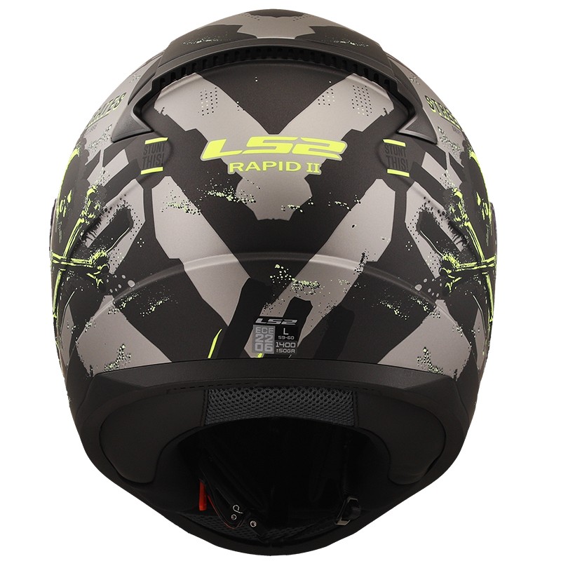 CASCO LS2 RAPID II PIRATES MATT TITANIUM