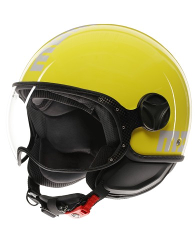 CASCO MOMO DESIGN FGTR CLASSIC 2206 CANDY YELLOW/WHITE