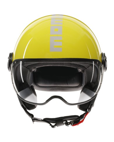 CASCO MOMO DESIGN FGTR CLASSIC 2206 CANDY YELLOW/WHITE