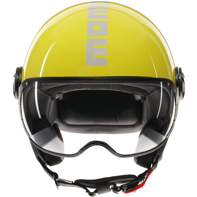 CASCO MOMO DESIGN FGTR CLASSIC 2206 CANDY YELLOW/WHITE