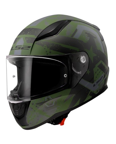 CASCO LS2 RAPID II THUNDER BIRDS MATT MILITARY