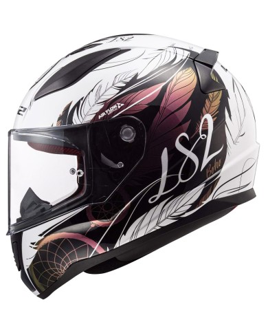CASCO LS2 RAPID II BOHO WHITE/BLACK/PINK