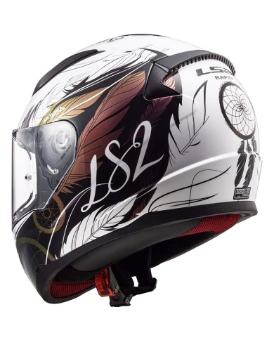CASCO LS2 RAPID II BOHO WHITE/BLACK/PINK