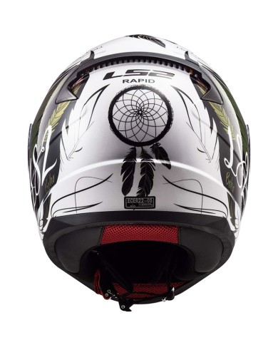 CASCO LS2 RAPID II BOHO WHITE/BLACK/PINK