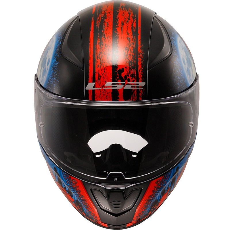 CASCO LS2 RAPID II ZOMBIE BLACK/RED