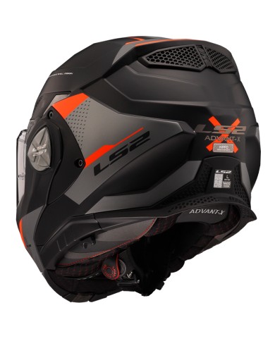 CASCO LS2 ADVANT X OBLIVION NEGRO MATE/TITANIO ECE-06