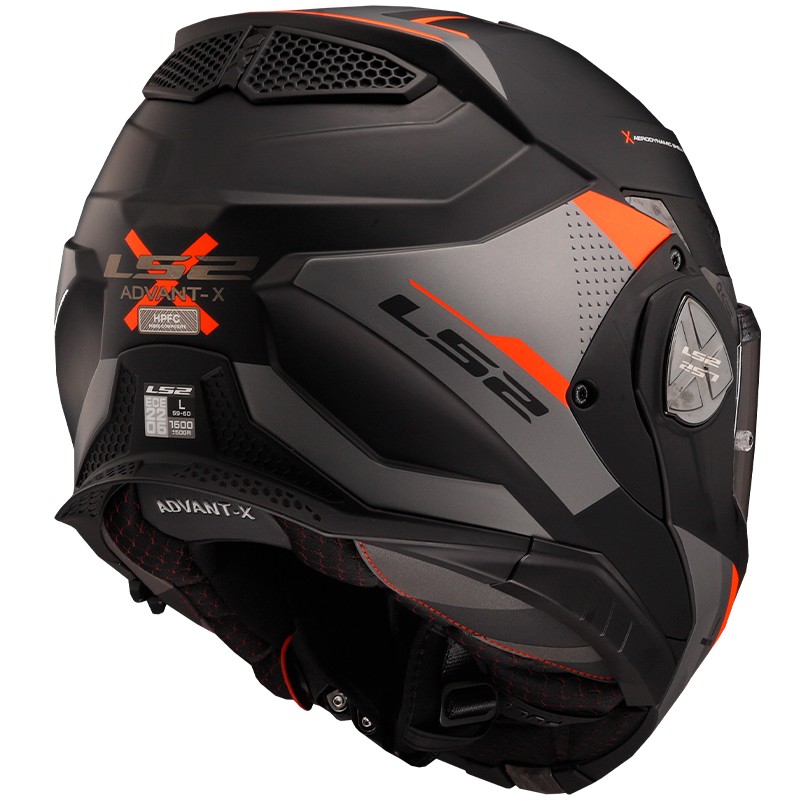 CASCO LS2 ADVANT X OBLIVION NEGRO MATE/TITANIO ECE-06