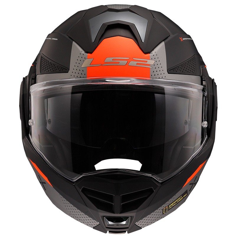 CASCO LS2 ADVANT X OBLIVION NEGRO MATE/TITANIO ECE-06