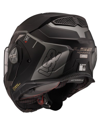 CASCO LS2 ADVANT X METRYK TITANIO MATE ECE-06
