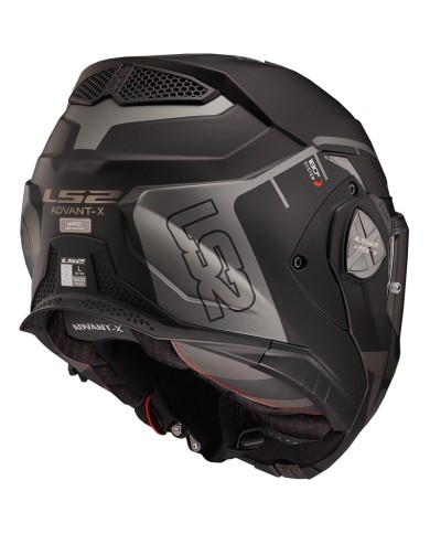 CASCO LS2 ADVANT X METRYK TITANIO MATE ECE-06