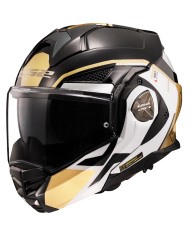 CASCO LS2 ADVANT X METRYK NEGRO/ORO ECE-6
