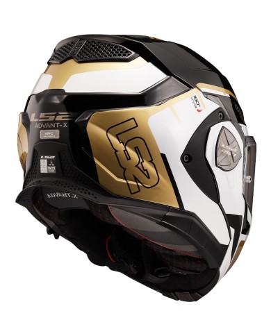 CASCO LS2 ADVANT X METRYK NEGRO/ORO ECE-6