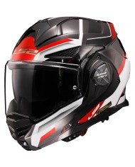 CASCO LS2 ADVANT X SPECTRUM NEGRO/BLANCO/ROJO ECE-06