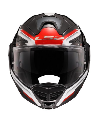 CASCO LS2 ADVANT X SPECTRUM NEGRO/BLANCO/ROJO ECE-06