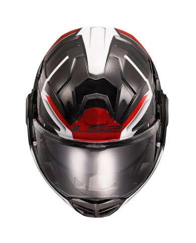 CASCO LS2 ADVANT X SPECTRUM NEGRO/BLANCO/ROJO ECE-06