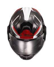 CASCO LS2 ADVANT X SPECTRUM NEGRO/BLANCO/ROJO ECE-06