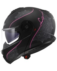 CASCO LS2 STROBE II 22.06 MODULAR LUX MATT BLACK/PINK
