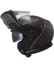 CASCO LS2 STROBE II 22.06 MODULAR LUX MATT BLACK/PINK