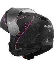 CASCO LS2 STROBE II 22.06 MODULAR LUX MATT BLACK/PINK