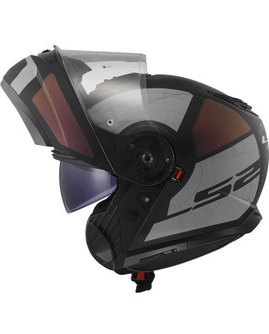 CASCO LS2 STROBE II 22.06 MODULAR ORION MATT BLACK/PURPLE/BLUE