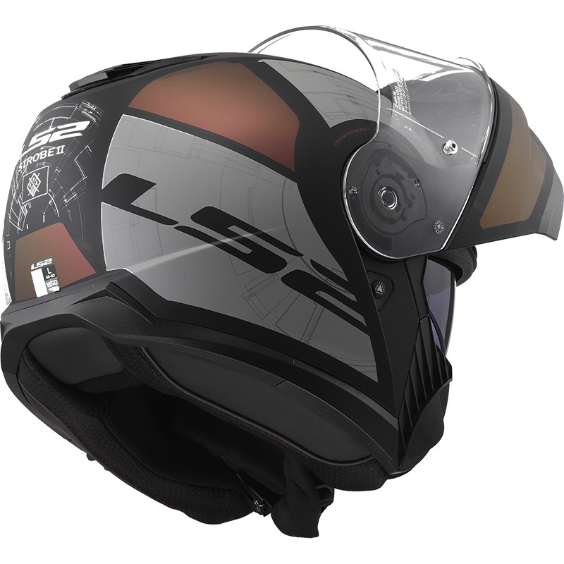 CASCO LS2 STROBE II 22.06 MODULAR ORION MATT BLACK/PURPLE/BLUE