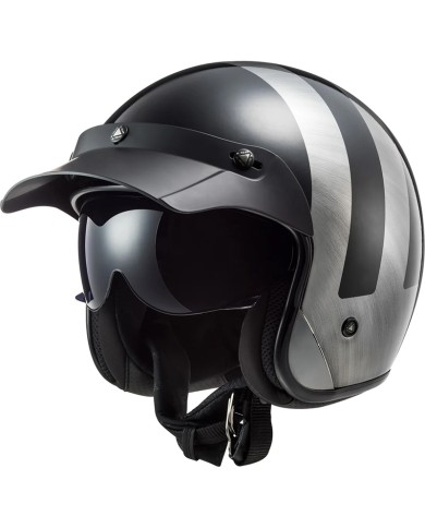 CASCO LS2 BOB II LINES BLACK JEANS