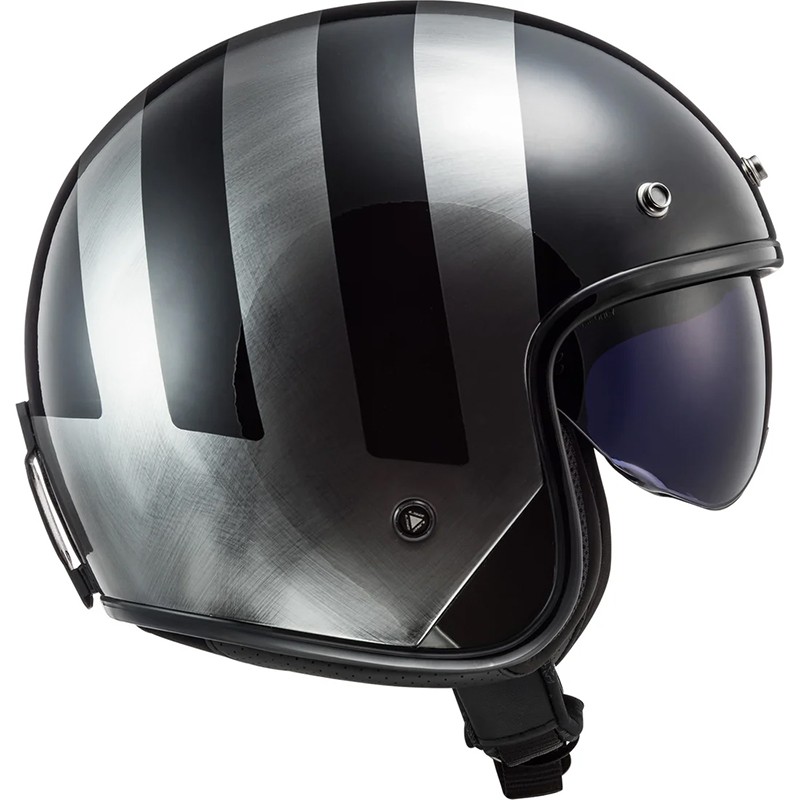 CASCO LS2 BOB II LINES BLACK JEANS