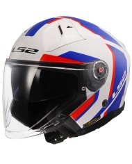 CASCO LS2 INFINITY II FOCUS WHITE/BLUE/RED