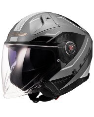 CASCO LS2 INFINITY II VEYRON GLOSS GREY/WHITE