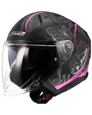 CASCO LS2 INFINITY II LOTUS MATT BLACK/PINK