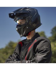 CASCO LS2 DRIFTER MUD MATT BLACK/ORANGE