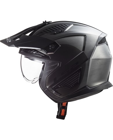 CASCO LS2 DRIFTER JEANS TITANIO