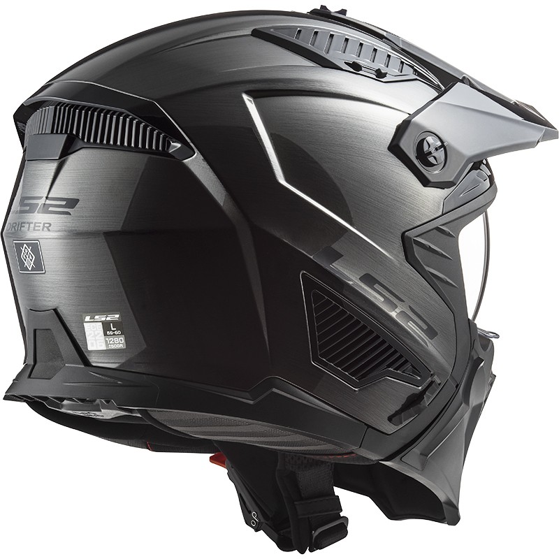 CASCO LS2 DRIFTER JEANS TITANIO