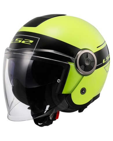 CASCO LS2 CLASSY CLASSIC BLACK/YELLOW FLUO