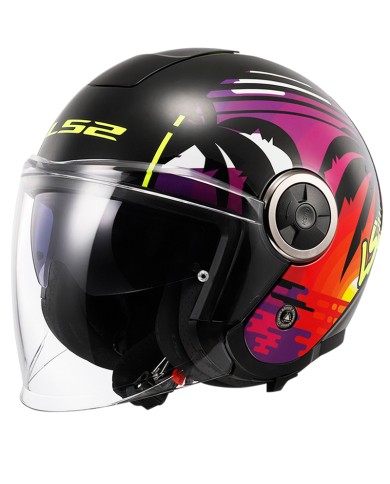 CASCO LS2 CLASSY PALM BLACK