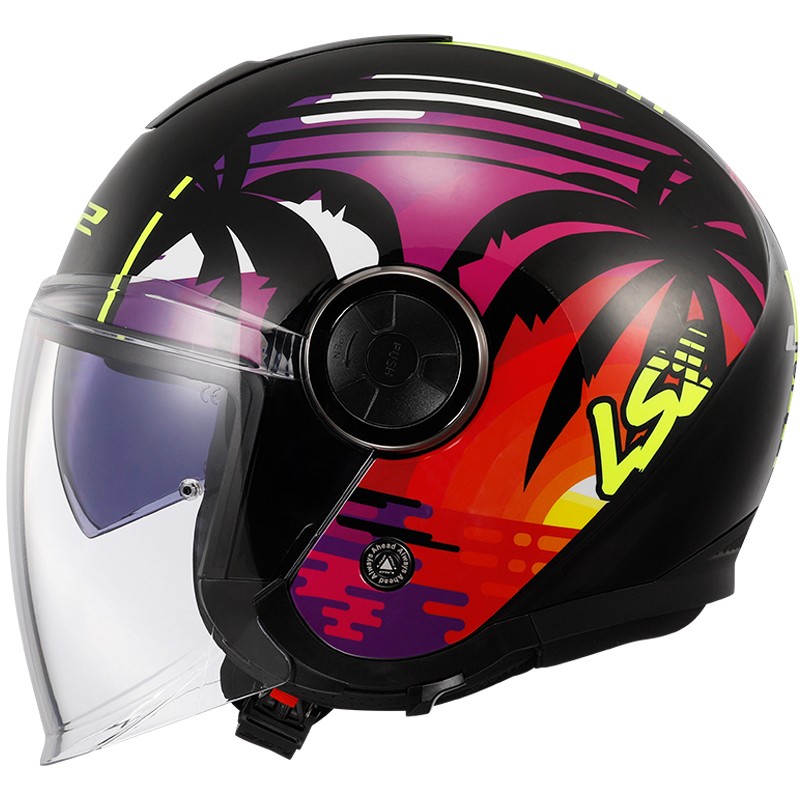 CASCO LS2 CLASSY PALM BLACK