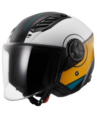 CASCO LS2 AIRFLOW II COVER WHITE/BROWN