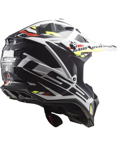 CASCO LS2 SUBVERTER EVO II STOMP WHITE/BLACK