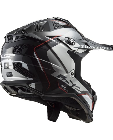 CASCO LS2 SUBVERTER EVO II ARCHED SILVER/TITANIUM