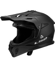 CASCO LS2 FAST II BLACK MATT