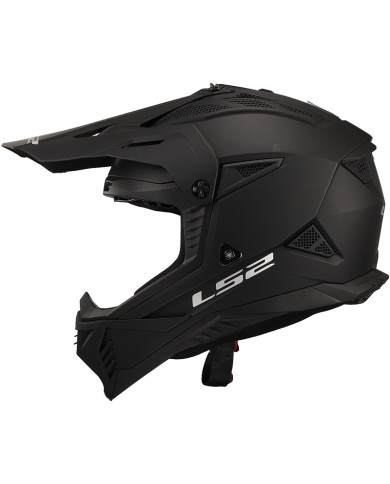 CASCO LS2 FAST II BLACK MATT