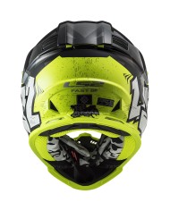 CASCO LS2 FAST II MINI INFANTIL CRUSHER BLACK/YELLOW