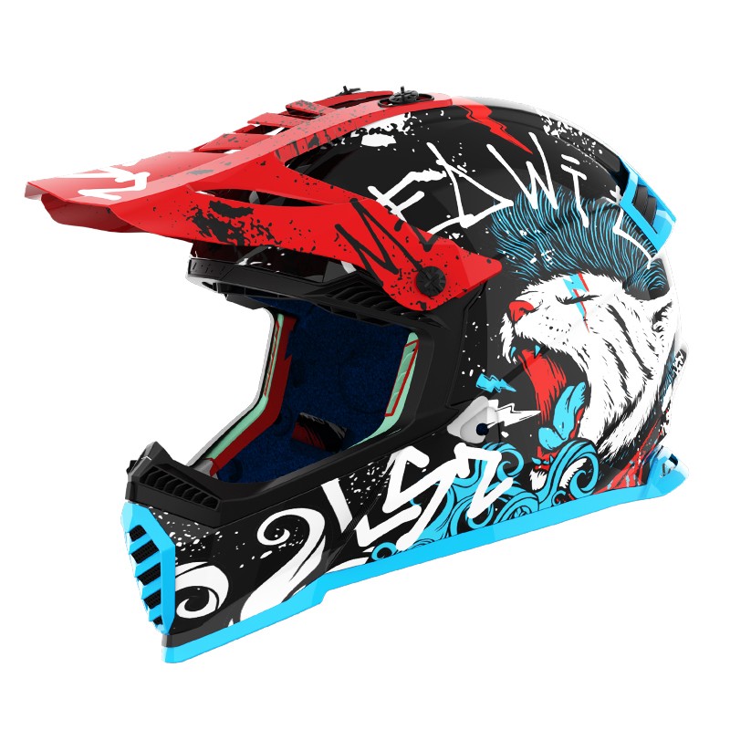 CASCO LS2 FAST II MINI INFANTIL STARMAW BLACK