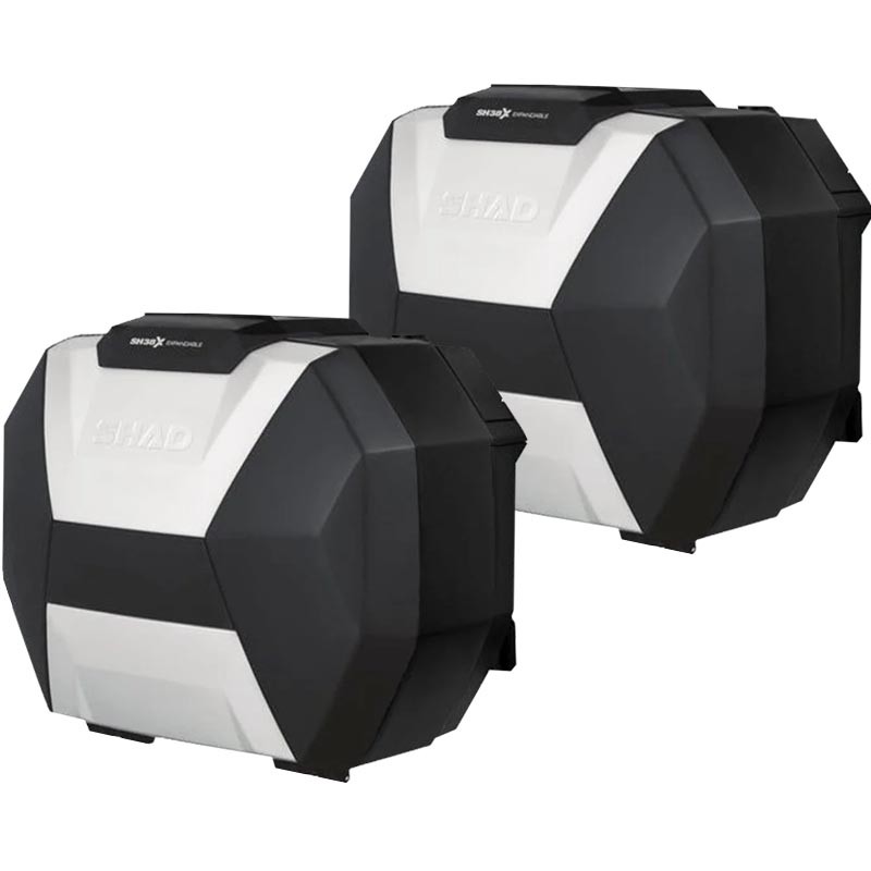 PACK MALETAS LATERALES SHAD EXPANDIBLES SH38X ALUMINIUM