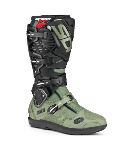 BOTAS SIDI CROSSFIRE 3 SRS BLACK/MILITARY GREEN