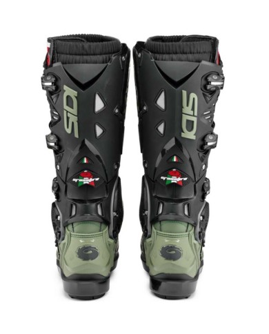 BOTAS SIDI CROSSFIRE 3 SRS BLACK/MILITARY GREEN