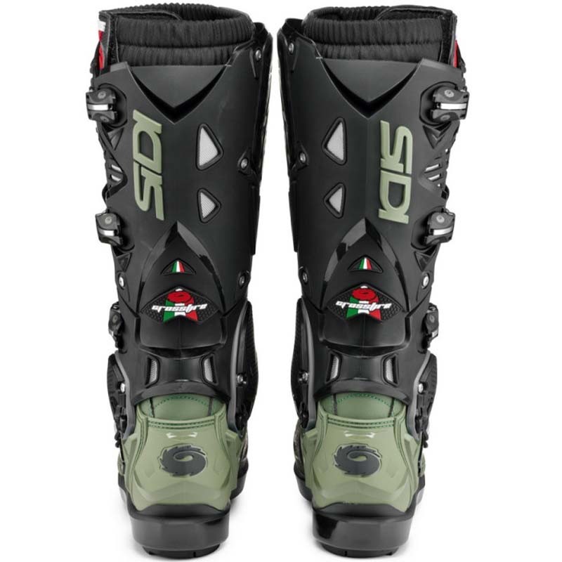 BOTAS SIDI CROSSFIRE 3 SRS BLACK/MILITARY GREEN